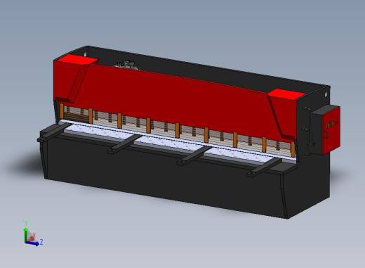 B06-QC12Y-8X3200液压摆式剪板机