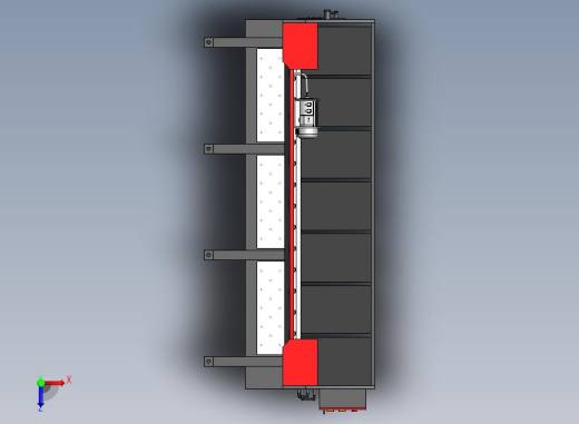 B06-QC12Y-8X3200液压摆式剪板机俯视缩略图
