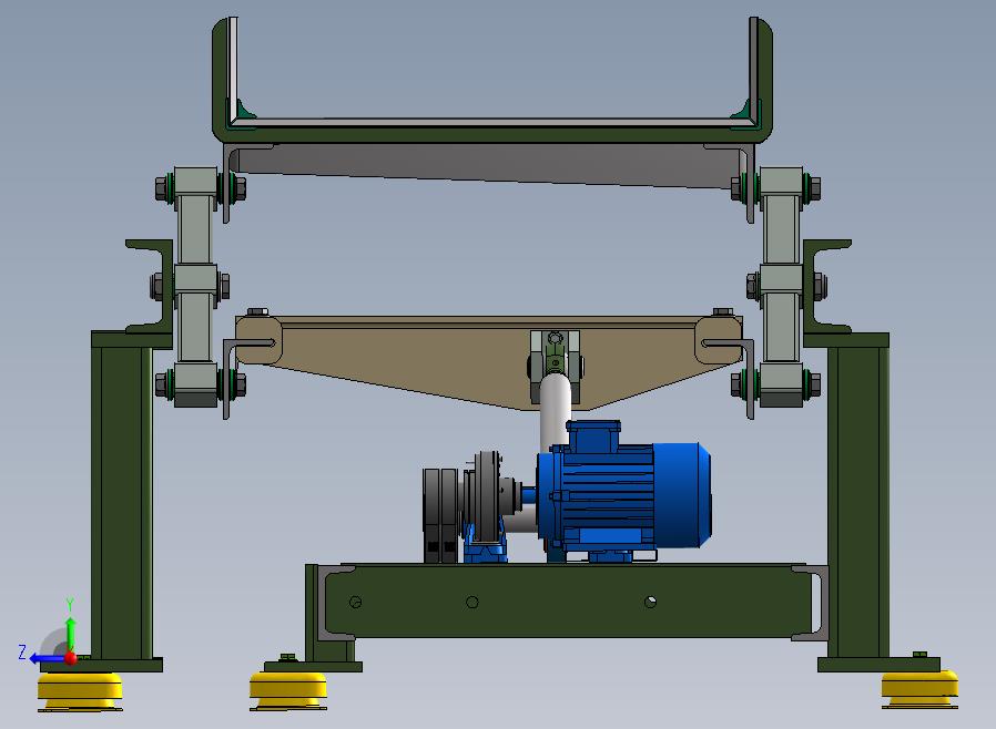 震荡输送线右视图