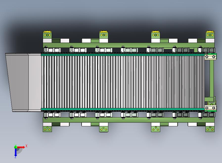 震荡输送线俯视图