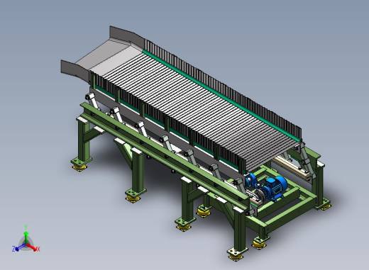 震荡输送线正等轴测缩略图
