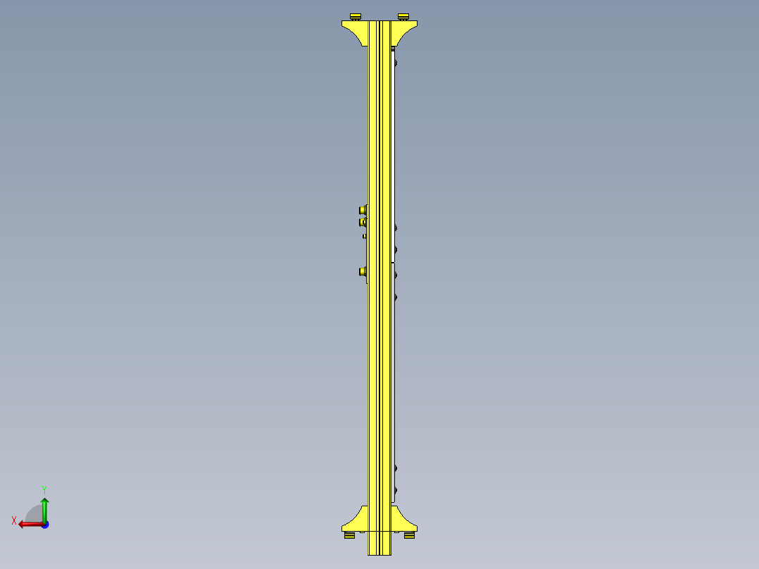 卷帘机构左视图