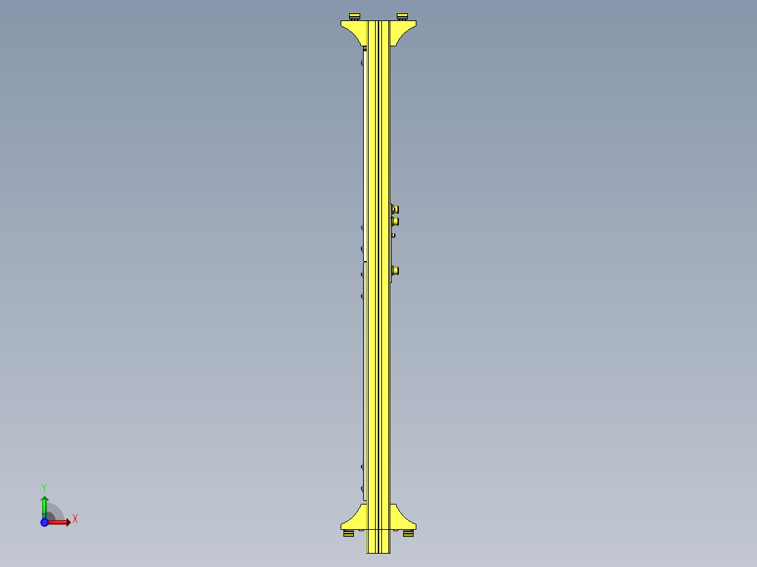 卷帘机构右视图