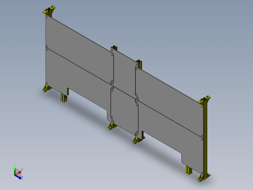 卷帘机构正等轴测缩略图