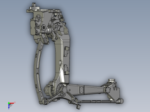 那智机器人nachi lp130 180 210 palletizer robot 4axis STP X_T俯视缩略图