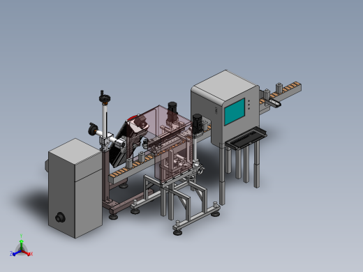 牛奶激光打码夹持自动化设备sw18可编辑