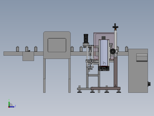 牛奶激光打码夹持自动化设备sw18可编辑左视缩略图