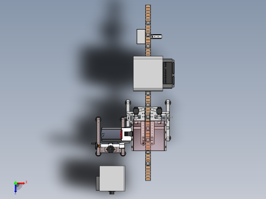 牛奶激光打码夹持自动化设备sw18可编辑俯视缩略图