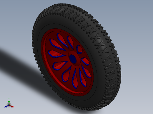 solidworks 轮胎设计
