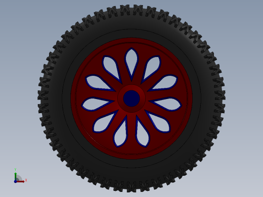 solidworks 轮胎设计前视缩略图