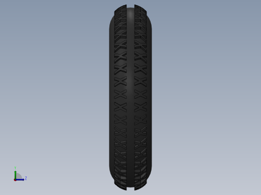 solidworks 轮胎设计左视缩略图