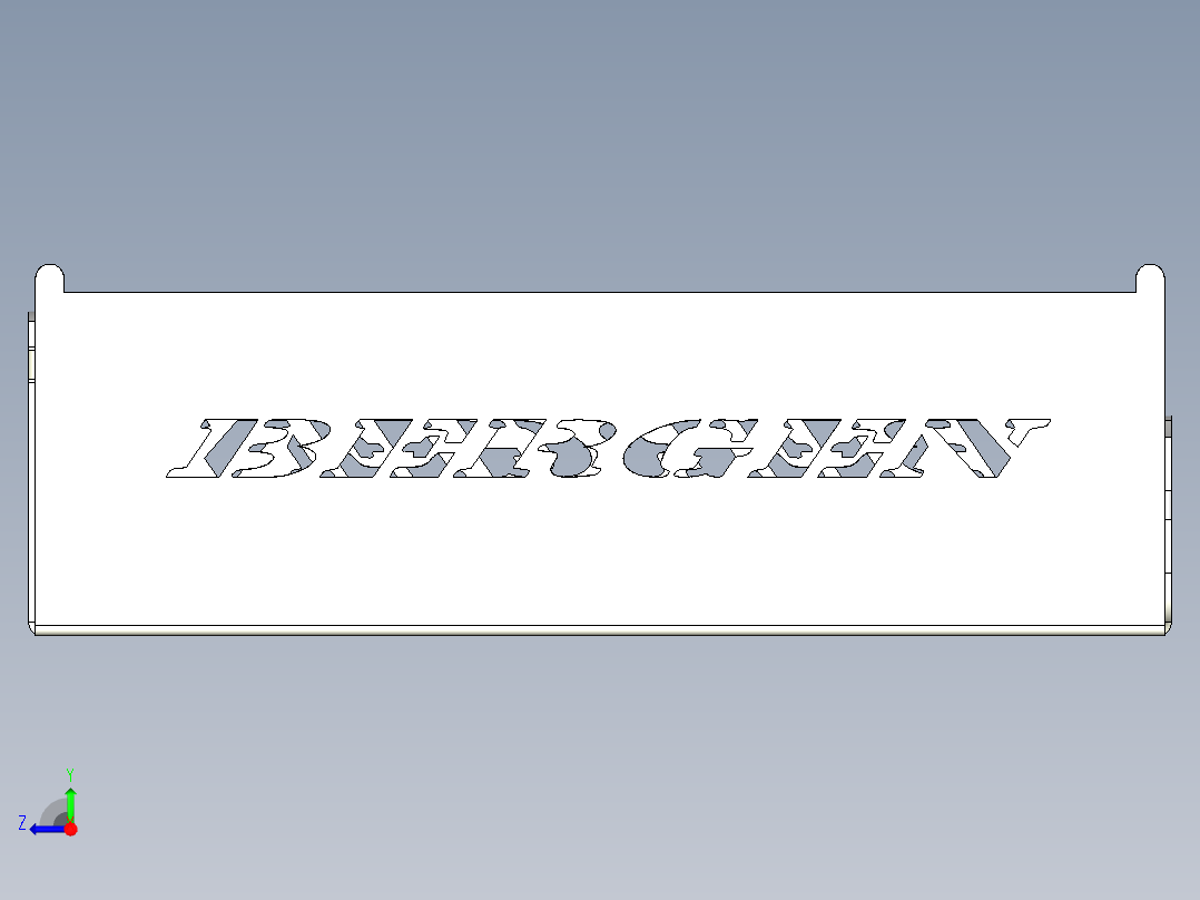 遥控直升机降落钣金3D模型右视图