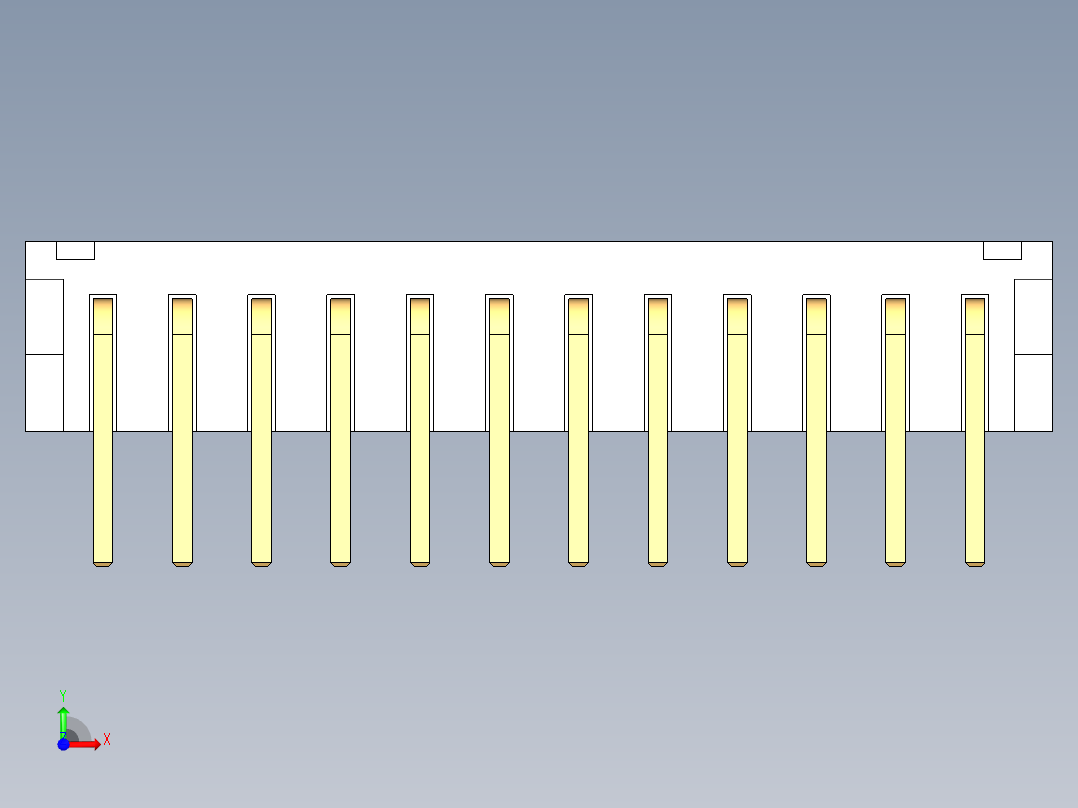 JST-S12B-PH-K-S前视图