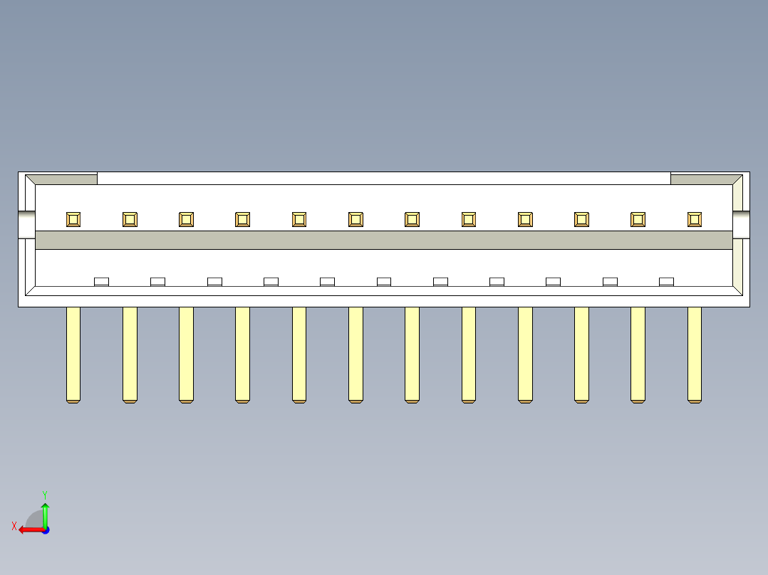 JST-S12B-PH-K-S后视图