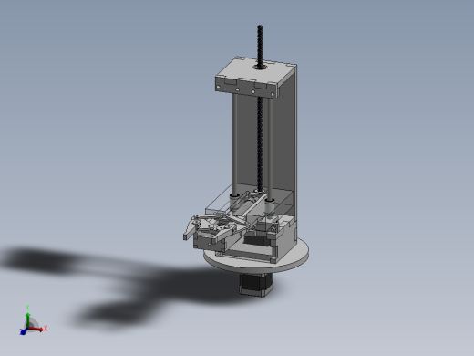 Scara 机器人 3 个自由度--sw