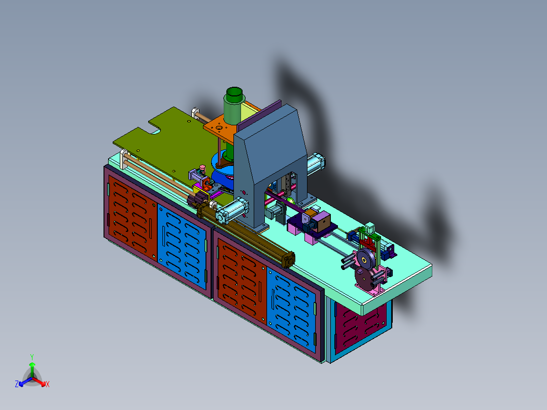 漆包线大扭矩自动裁剪绕线机