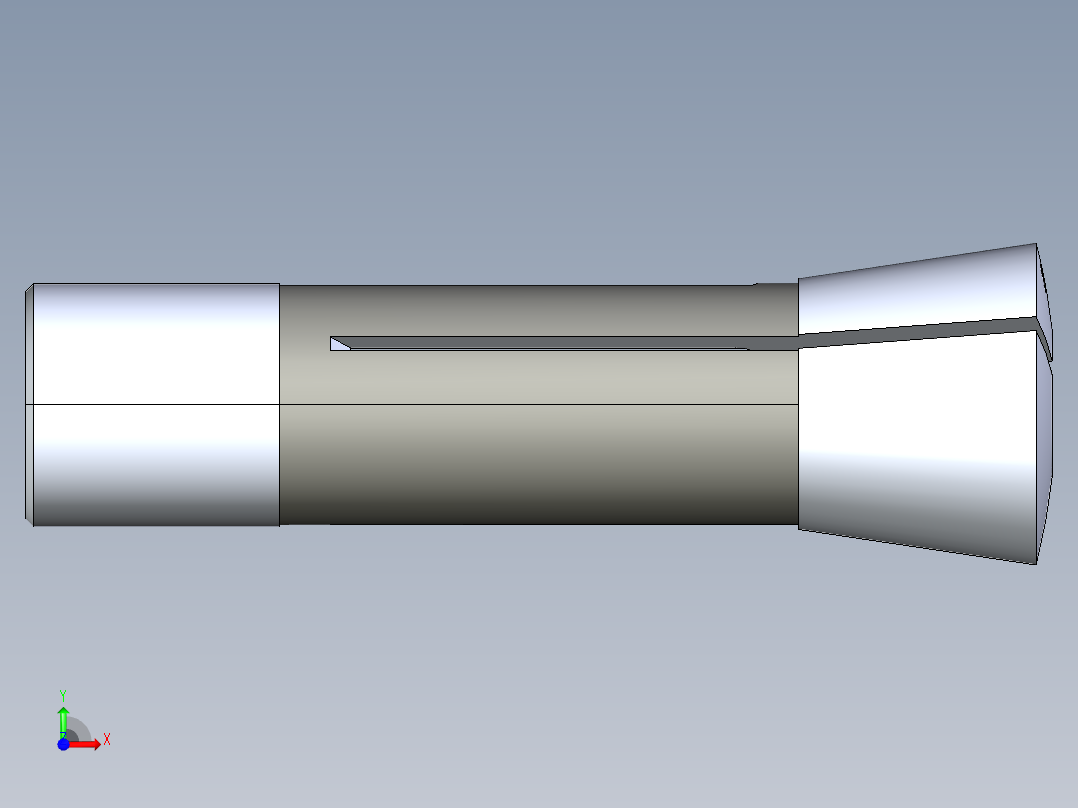 R8-夹头组-R8 COLLET 0.563.STEP前视图