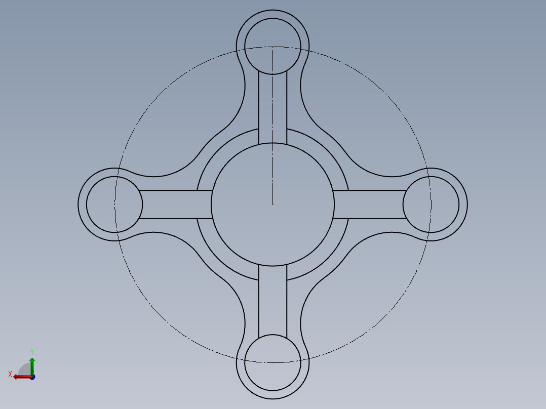 SW建模练习题-exercise 89后视图