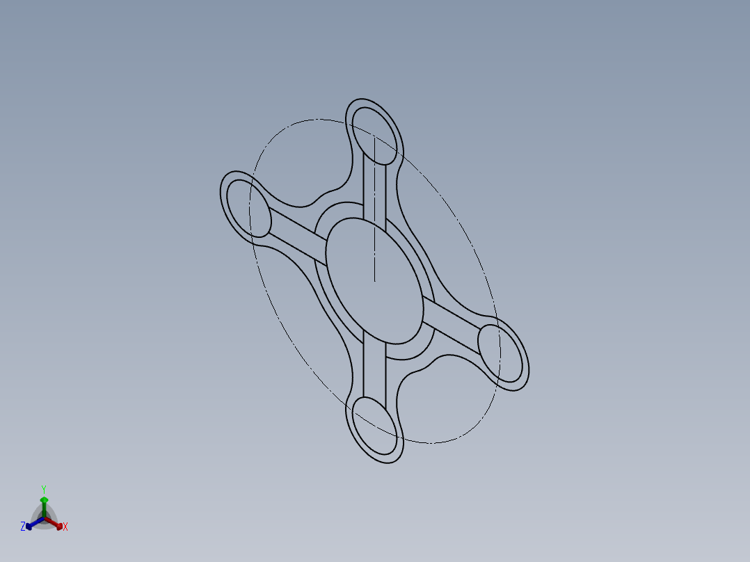 SW建模练习题-exercise 89正等轴测图
