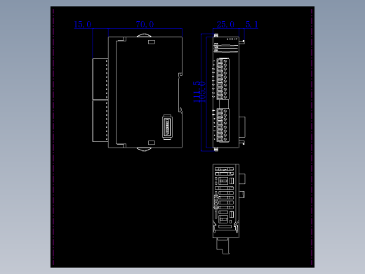 XL-E4TC-P外观尺寸图