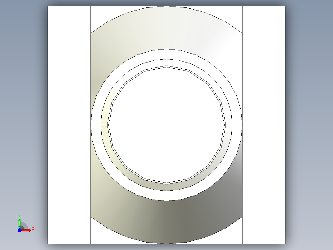 T 型螺桿2303-3D多系列多零件图纸模型前视图