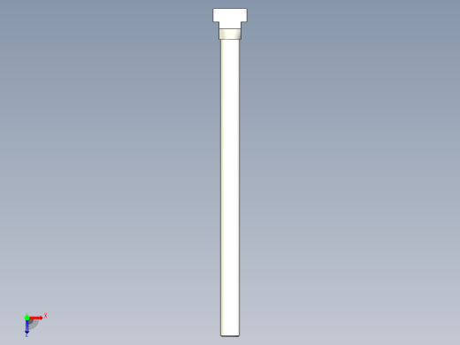 T 型螺桿2303-3D多系列多零件图纸模型俯视缩略图