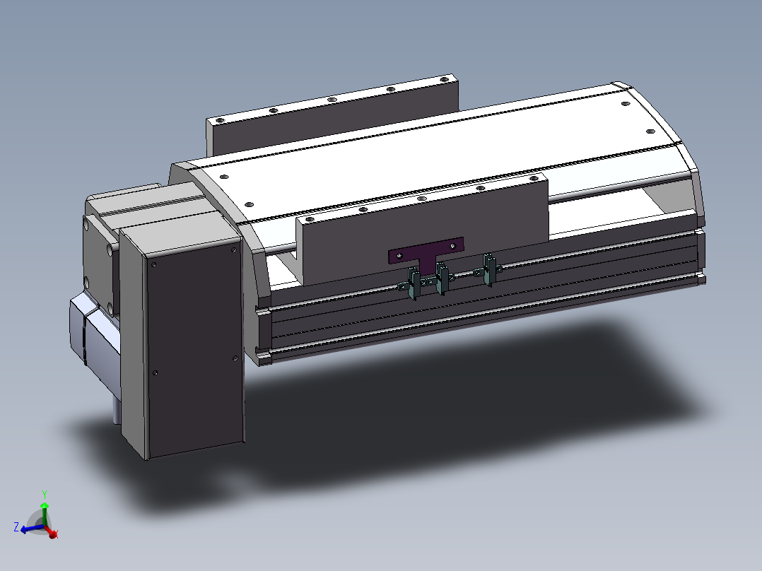 MTB同步带半封闭MTB22M-RD-750W主视图