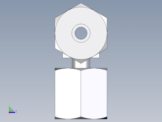 卡套式工业通用硬管接头EO_Standpipe_branch_tee_EVT06SCF左视缩略图