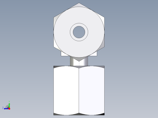 卡套式工业通用硬管接头EO_Standpipe_branch_tee_EVT06SCF右视缩略图