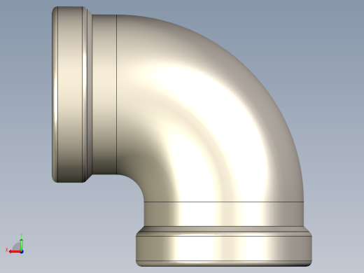 90°弯头G3 4不锈钢后视缩略图