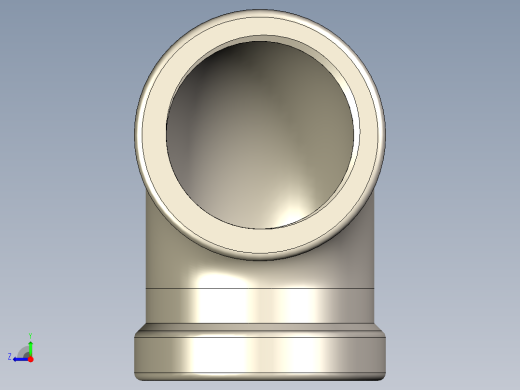 90°弯头G3 4不锈钢右视缩略图