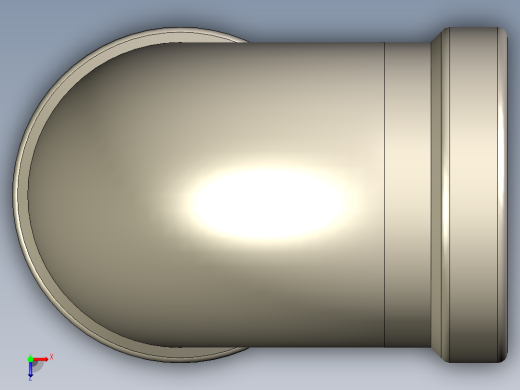 90°弯头G3 4不锈钢俯视缩略图