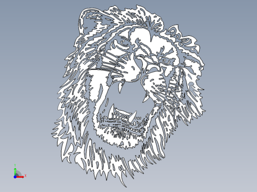 狮子前视缩略图