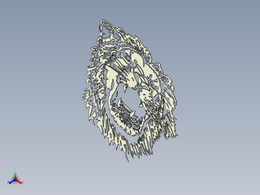 狮子正等轴测缩略图