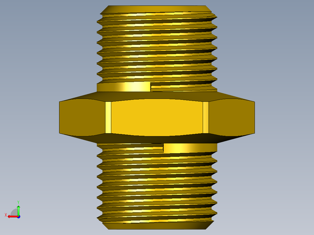 六角G1螺纹接头_ 2‘‘后视图