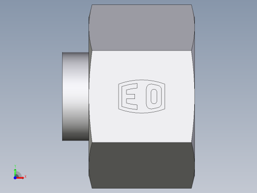 卡套式工业通用硬管接头EO_Blanking_plug_with_nut_for_cones_VKAM20SCF前视缩略图