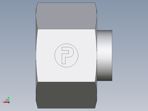 卡套式工业通用硬管接头EO_Blanking_plug_with_nut_for_cones_VKAM20SCF后视缩略图