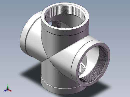 四通-等径内丝 DN65