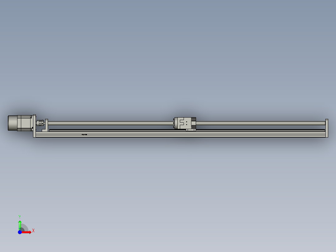 模组FSK40-L10C7-BC-B57-900行程（B57刹车电机）前视图
