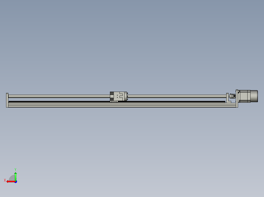 模组FSK40-L10C7-BC-B57-900行程（B57刹车电机）后视图