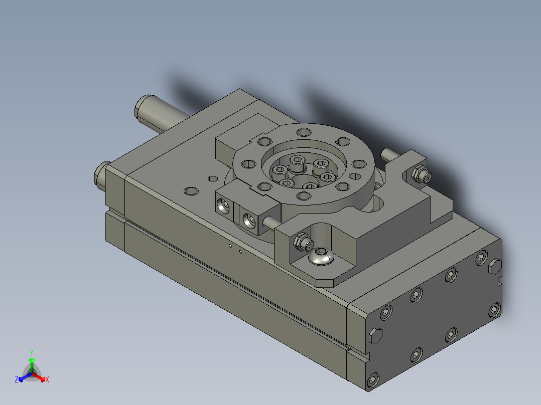 旋转气爪PRC50ST-90主视图