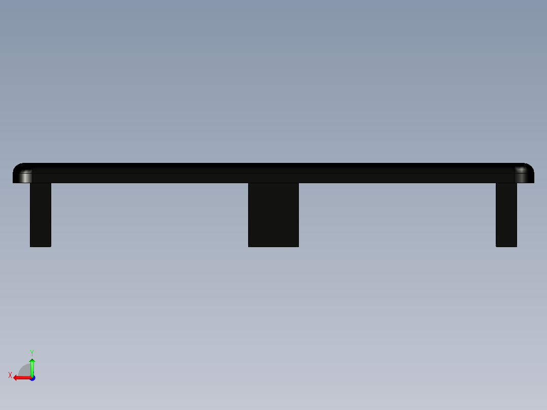 型材-KJN CABLE CONDUIT CAP 40X80 KJN511090后视图