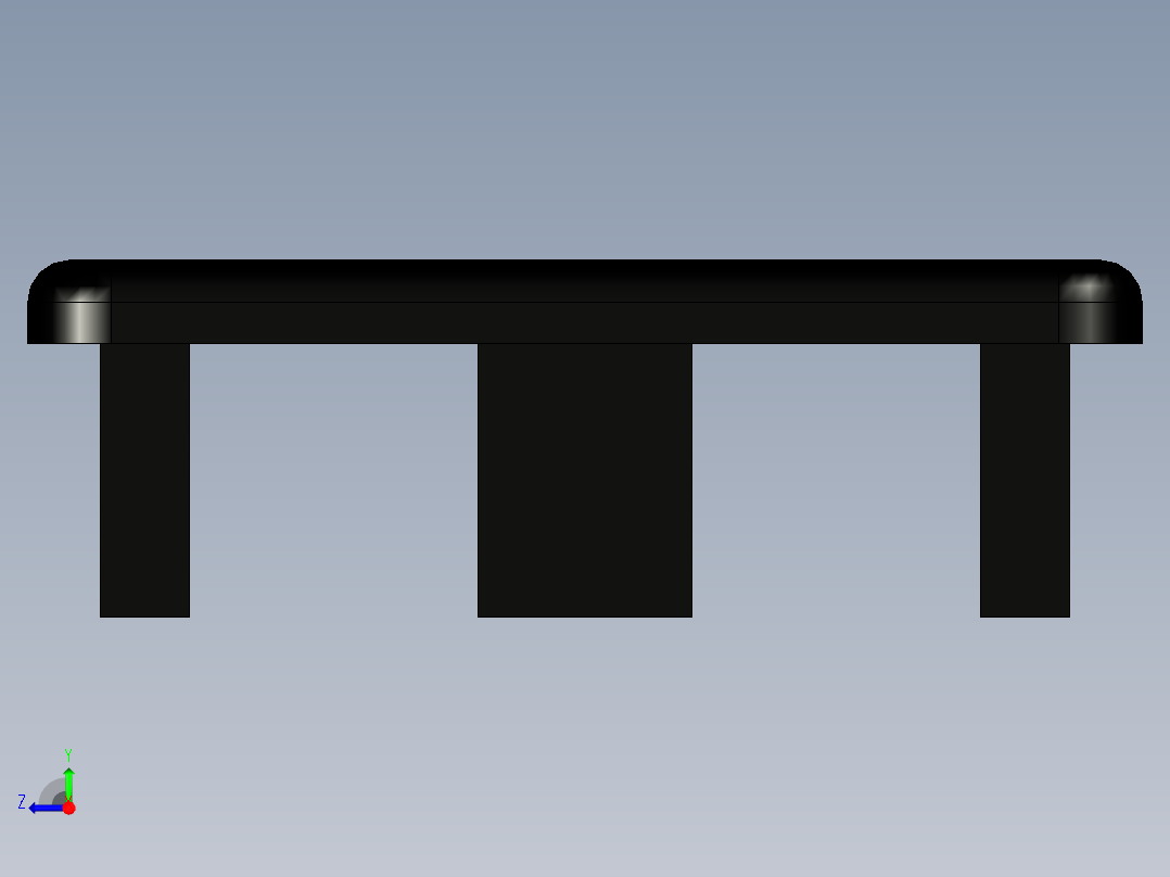 型材-KJN CABLE CONDUIT CAP 40X80 KJN511090右视图