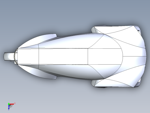 城市三轮电动车--stp俯视缩略图