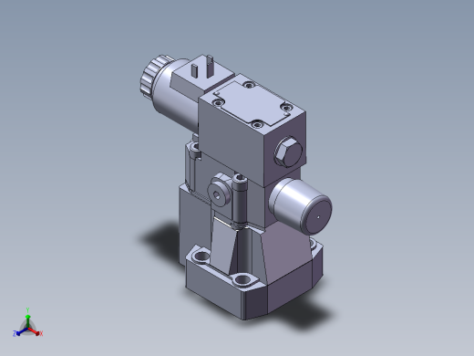 力士乐液压阀-DAW10B正等轴测缩略图