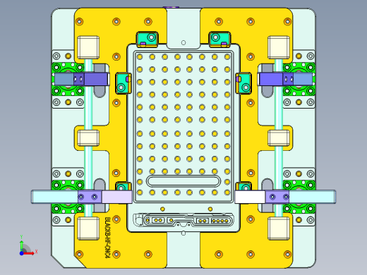 BLACKB-HF-CNC4笔记本CNC工装夹具三维模型-0624前视缩略图
