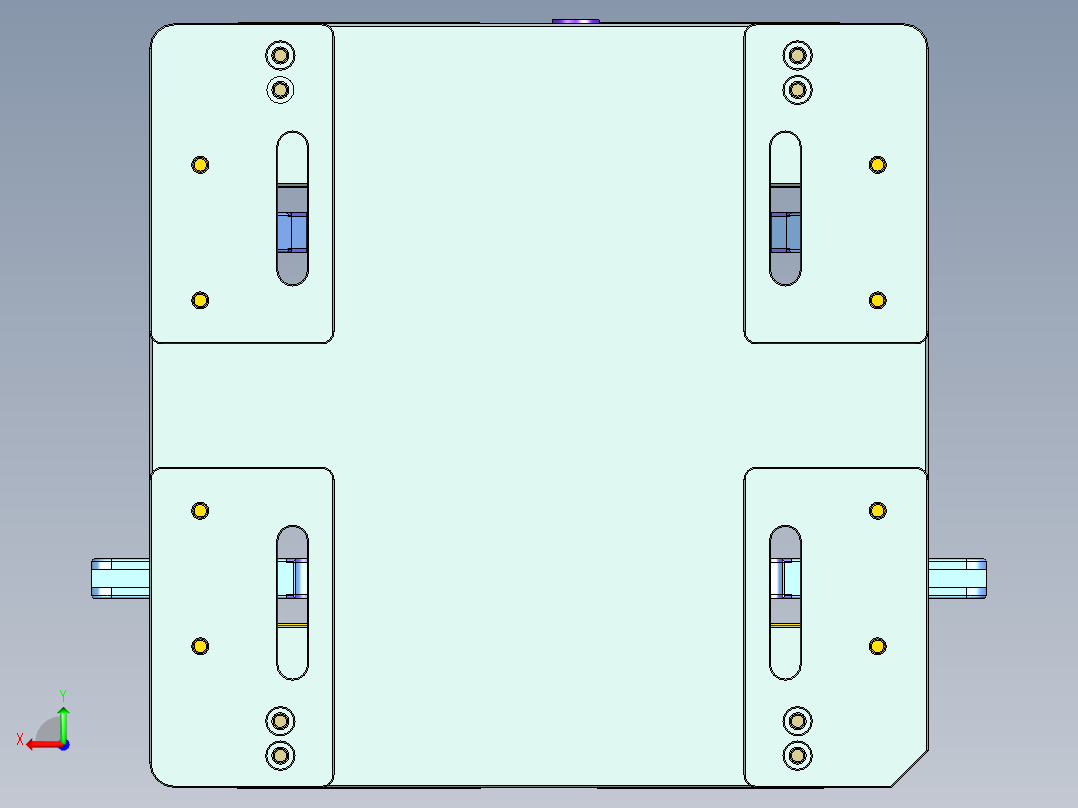 BLACKB-HF-CNC4笔记本CNC工装夹具三维模型-0624后视图