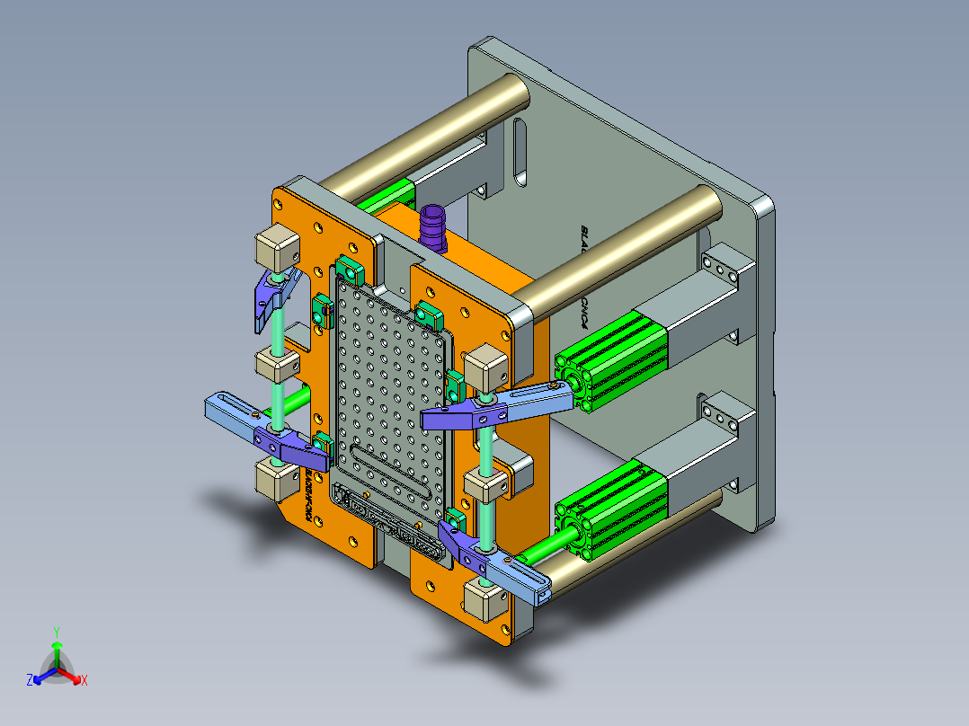 BLACKB-HF-CNC4笔记本CNC工装夹具三维模型-0624正等轴测图