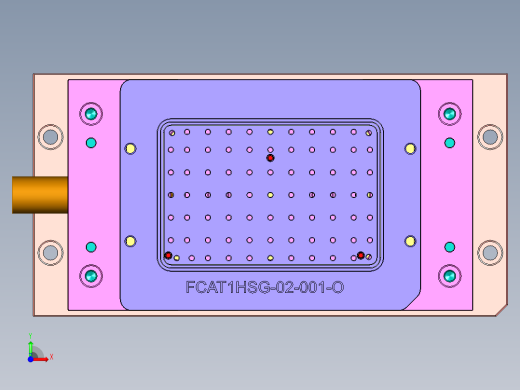 AT1-CNC2笔记本CNC工装夹具三维模型前视缩略图