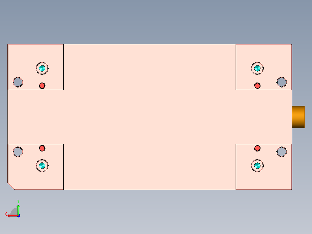 AT1-CNC2笔记本CNC工装夹具三维模型后视图